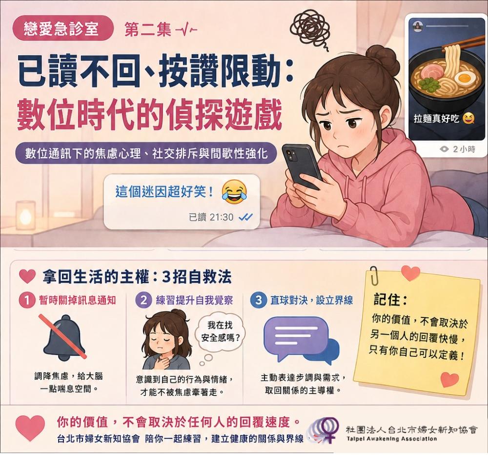 【戀愛急診室】EP2.已讀不回、按讚  ...